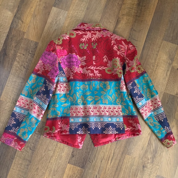 90's Y2K Multi-Colored Striped Blazer - Picture 15 of 15